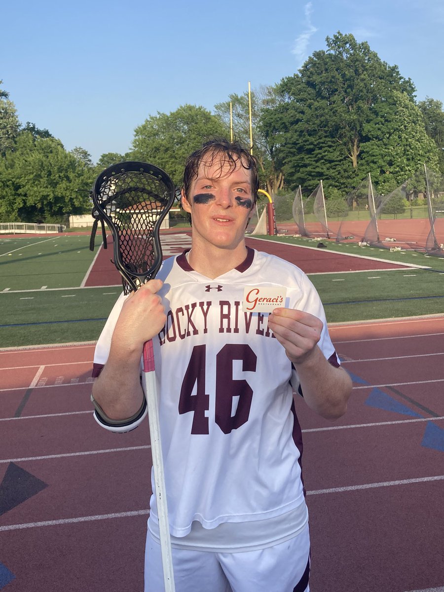 Your D2 R5 Playoff Pisan of the Game is <a href="/RockyRiverLax/">Rocky River Lacrosse</a> Sr Long Pole:
Trent Delventhal
🥍🍕🏆🤌🏴‍☠️
Trent’s tough D, key FOs, CTs, GBs &amp; calm transition turned the tide of a very close game at halftime into a boat race for the Pirate’s ‘ship

Congrats to River, enjoy the slices
#HTC