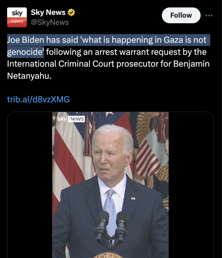 PushDemsLeft's tweet image. Biden                     Trump
                   🤝
      Genocide denial