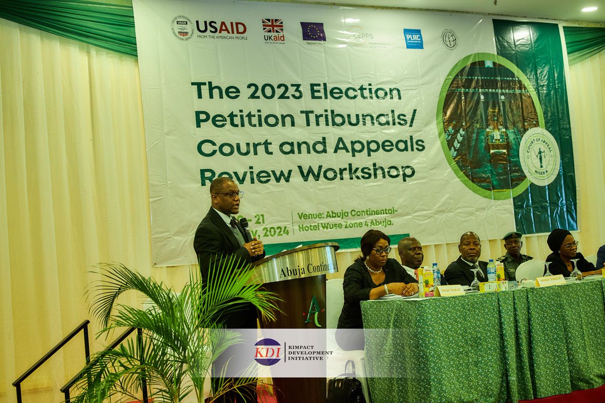 bukolaidowu's tweet photo. Earlier this week, I had the privilege of presenting @KDI_ng findings to the Honourable Justices of the @NGCourtofAppeal and members of the Elections Petition Tribunal at the Judiciary Review Workshop of the 2023 Election Petition Tribunal. https://t.co/Iosy7IyGXY