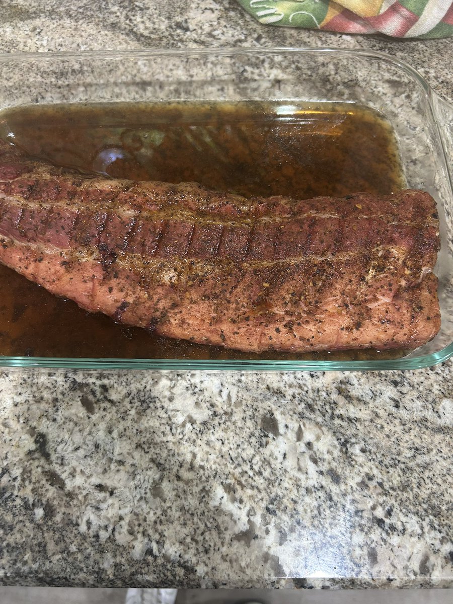 Now the tip- after smoking put in oven with coke, ginger ale, 7up- whatever, 350 covered for 1.5 hours. Let stand about 20 min. Use my measure measurement, do NOT cover ribs.