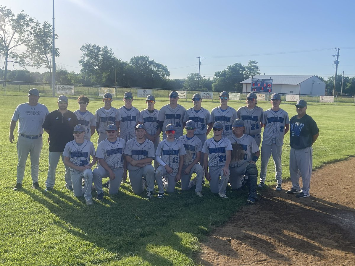 Congrats to @wheatlandschool for heading to their first semifinal in program history! They beat Lockwood 11-0 in five innings behind a no-hitter from Andrew Murphy. Hear from Andrew and his coach after the big win tonight ok @kytv and @OzarksOzone.