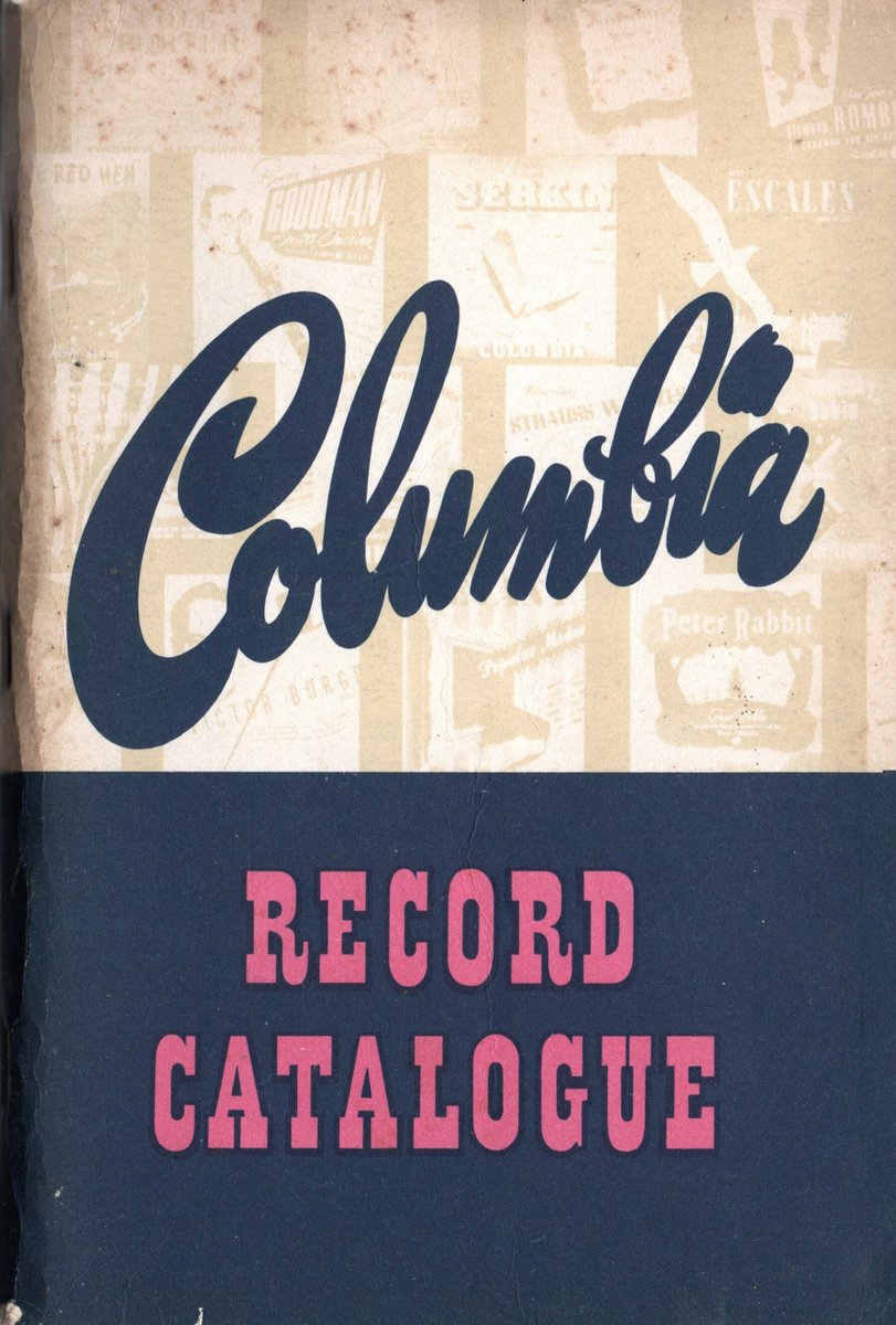 Columbia Records Canada Catalogue 1947. #catalogues #vintage