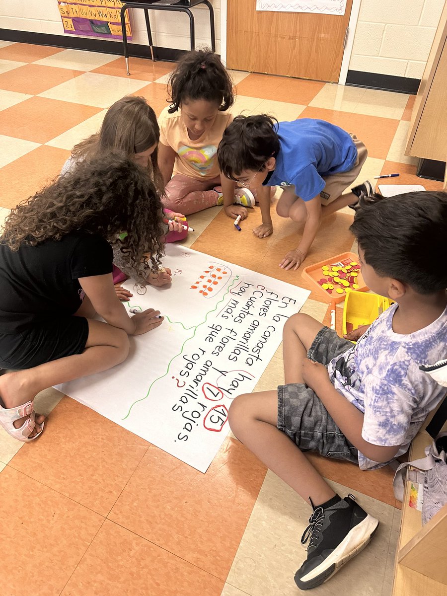 LauraSierraMor1's tweet photo. Let’s synergize, while we solve different  math problems! The organization, the roles, the execution, the strategies, reading and math working together… I couldn’t be any happier 👩🏻‍🏫🧑‍🧒‍🧒🧮@ParticipateLrng @IreneZamoraSoto @MrsOrtizJ9 @ShilohValleyPS @UCPSNC #UnitingOurWorld https://t.co/qLy7SytS94