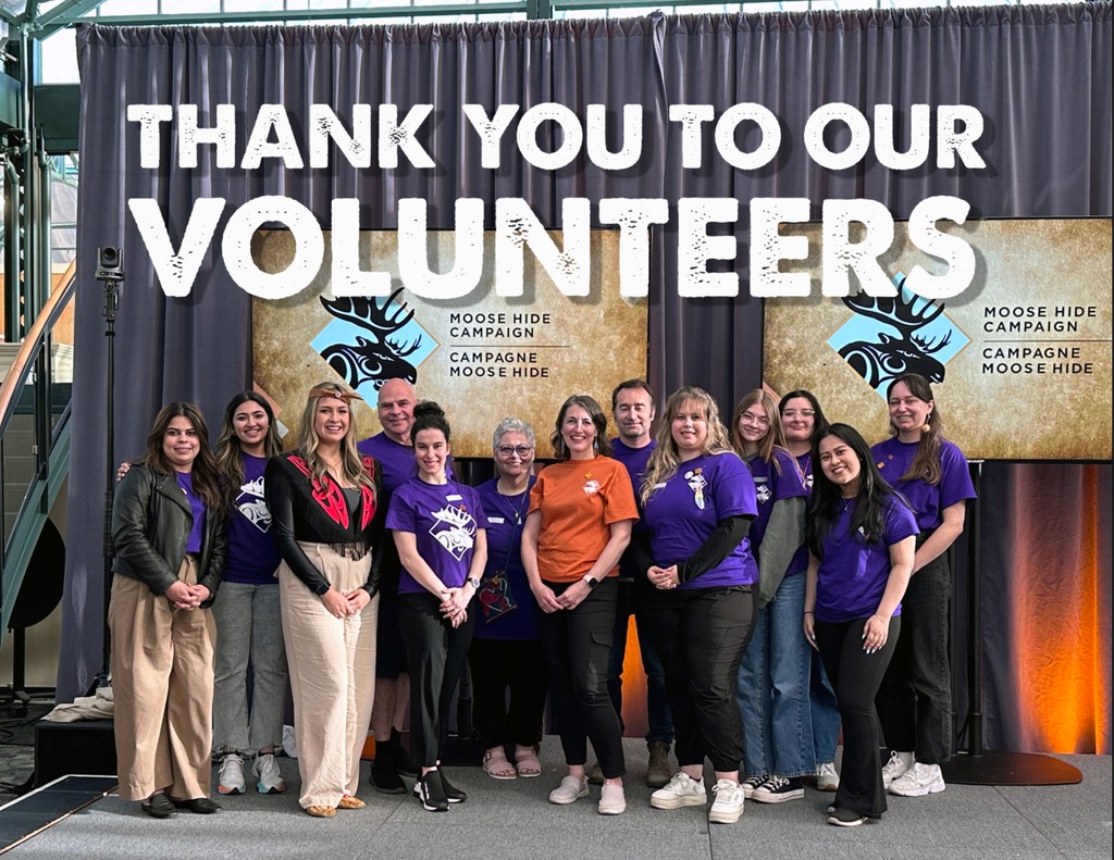 A huge thank you to our amazing volunteers at our Moose Hide Campaign Day event in Victoria, BC! They kept everybody safe and informed throughout the day! We couldn't do Campaign Day without you! 👏👏👏 🧡🧡🧡🧡🧡