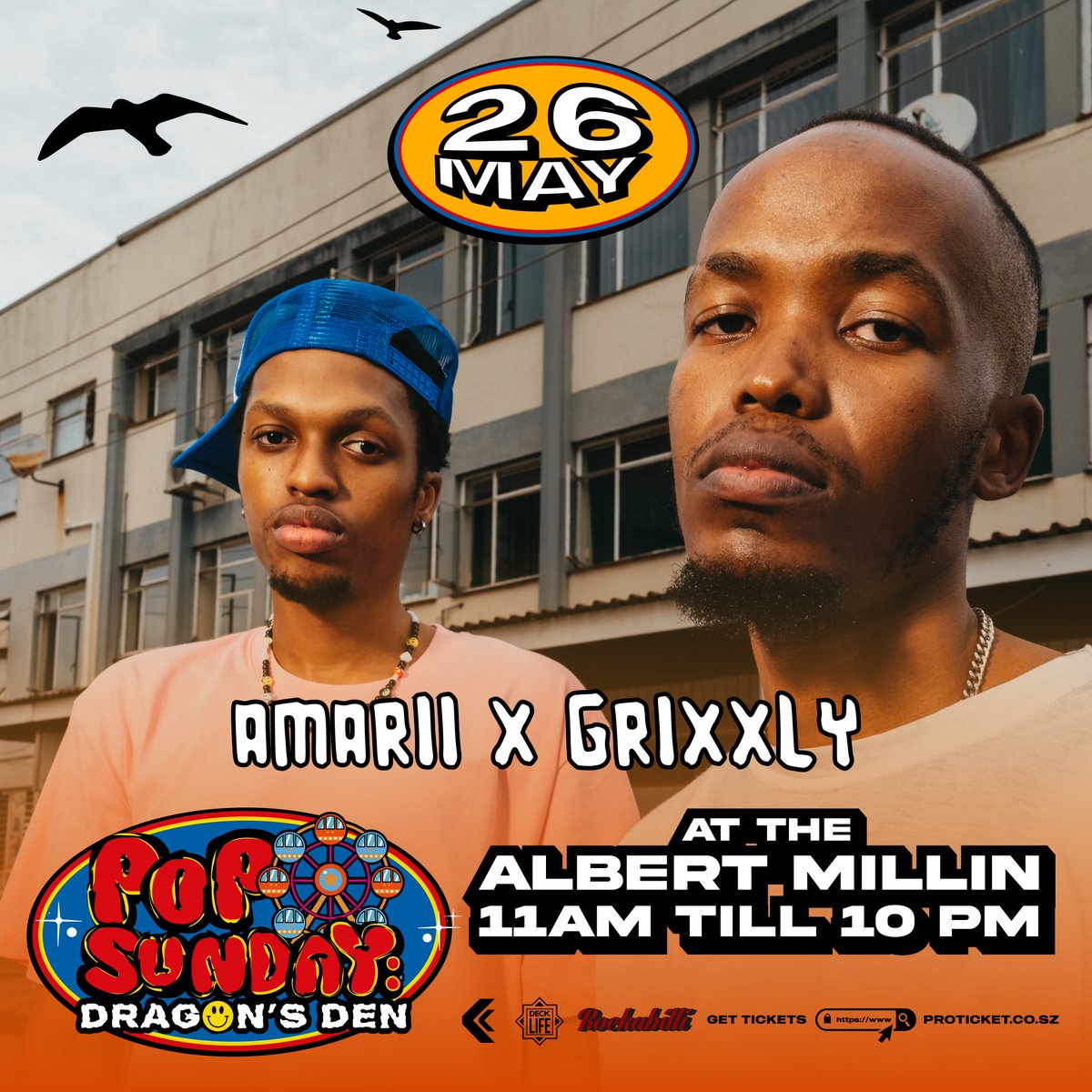 decklifesz's tweet photo. @amarii_wav & @GrixxlyOfficial ๐ค#LIVE๐ค at #PopSunday โฑ๏ธ
#letsgo #party #Eswatini ๐ธ๐ฟ
Get tickets ๐ซ
https://t.co/8joNLV3333 https://t.co/JZES1KoSNV