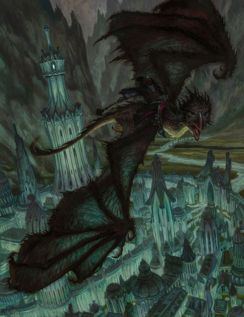 ‘Minas Morgul’ by Donato Giancola #fantasyart #lotr