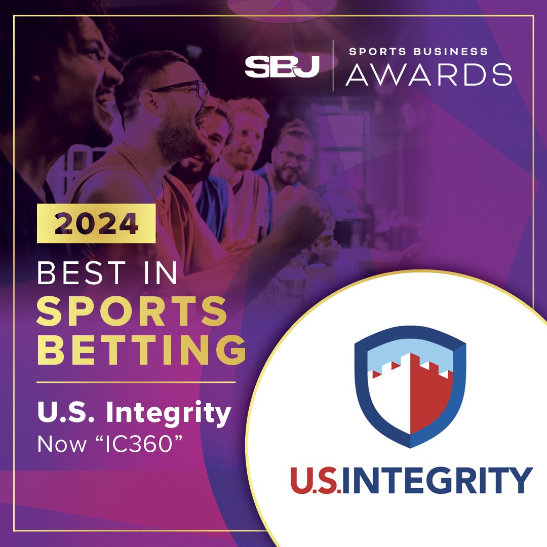 <a href="/PopTartsBowl/">Pop-Tarts Bowl</a> <a href="/KelloggsUS/">Kellogg's</a> Best in Sports Betting: <a href="/_IC360/">IC-360</a> 🎲

U.S. Integrity is changing the game of sports betting and cracking down on illegal bets within sports.

#SBJAwards