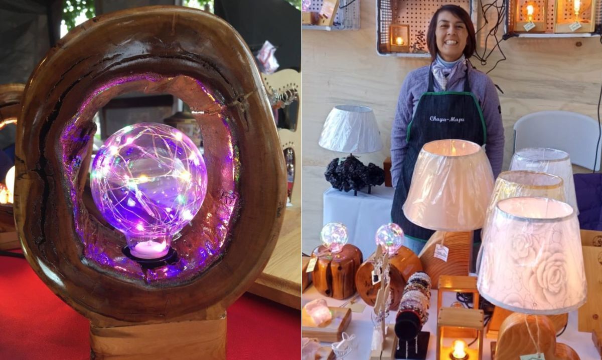 Piezas exclusivas en madera reciclada que nacen del ingenio de una pareja aysenina #Aysén #Emprendedores #Artesanía tinyurl.com/26fcyyf6