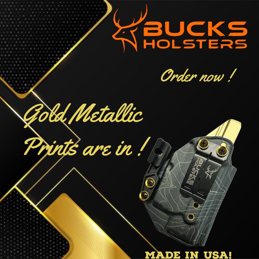 Check out our new designs at bucksholsters.com! #Bucksholsters #EDC #Custom #Holster #Hellcat #2ndAmendment