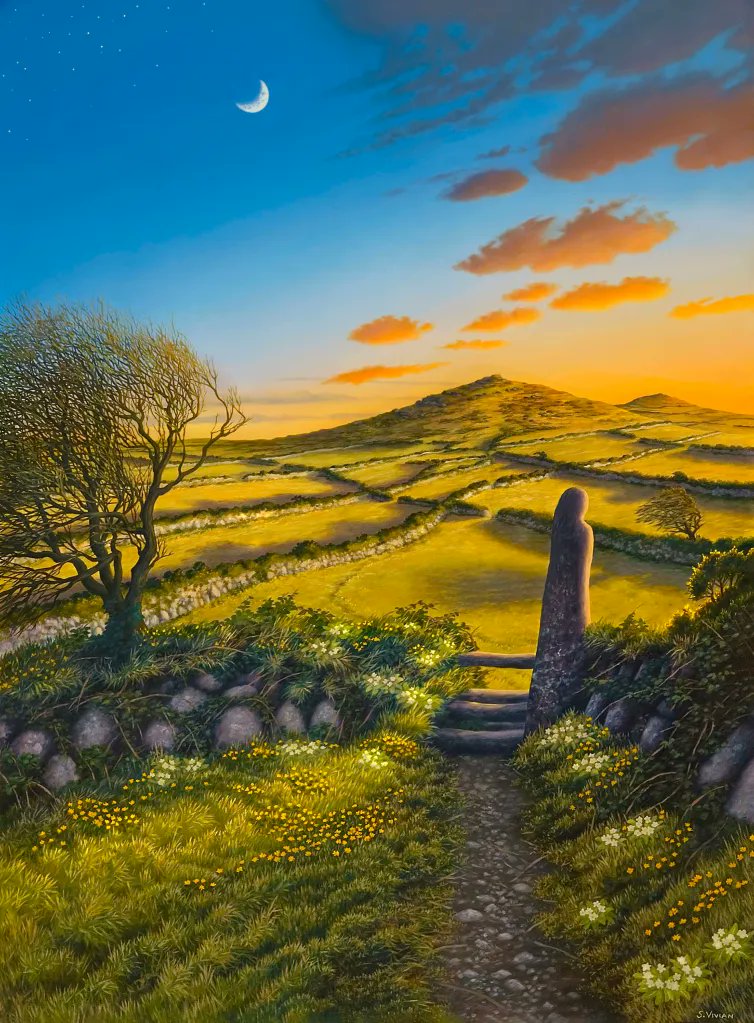 A bit of earth beauty to end the day. Goodnight!

Earth Magic, Primroses and Celandines, West Penwith 🎨 Sarah Vivian, UK