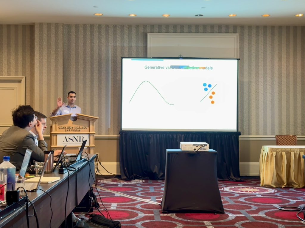 It was an awesome experience to give a hands-on talk and help in organizing the #Al workshop at #ASNR24 ! Brilliant neural networks 👨🏻‍💻 discussed neural networks 💻 to better understand THE GREAT neural network 🧠 Can't wait to see participants' amazing projects at #ASFNR24