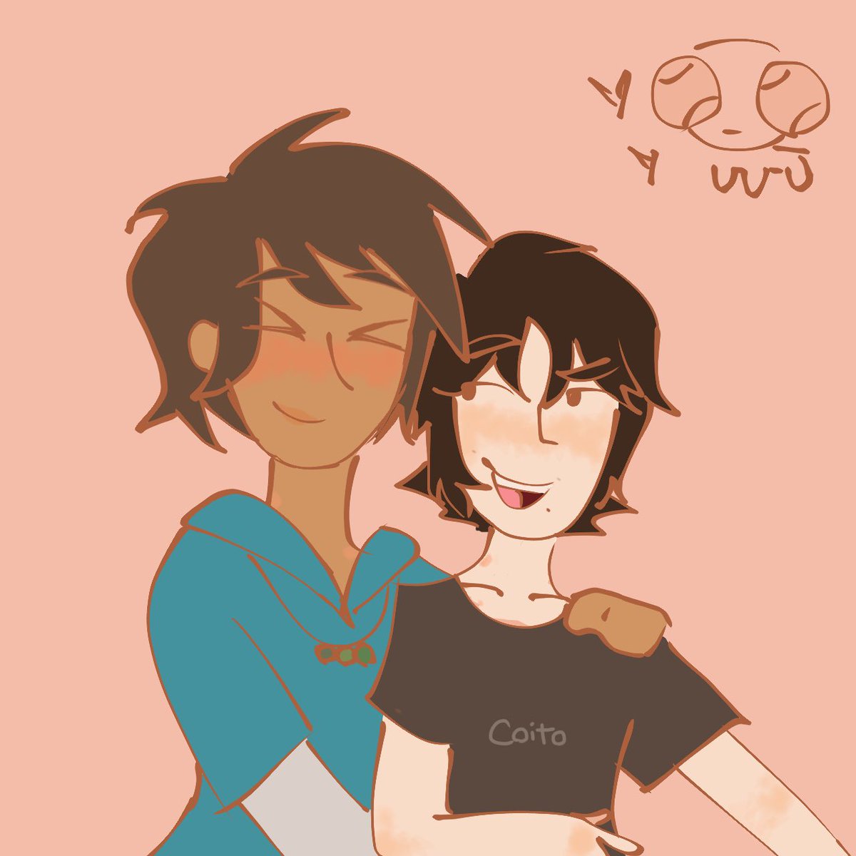 sammipene's tweet photo. me da paja ponerle sombras i iluminación peroo, POR QUE ESTE SHIP NO TIENE FANARTS?????? #dctwt #disventurecampallstars #ship #campamentodesventura #oc #nander 
@Xander_tu_amor 
@Nand_wolf https://t.co/080yoD18lh