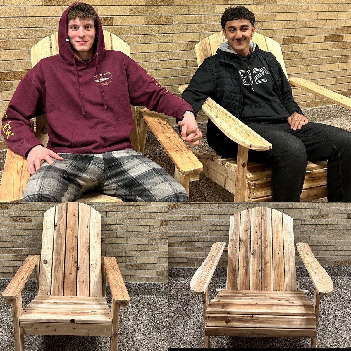 A few of the Cedar Adirondack chairs from Production Systems class this year.
#TechEd
