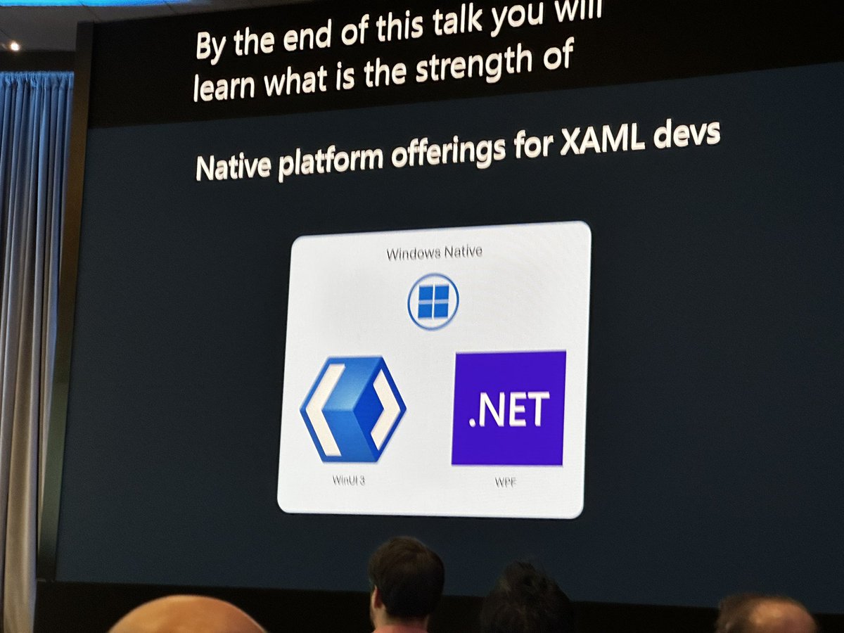 WinUI 3 and WPF at build. These are our recommended XAML UI stacks for native Windows apps.