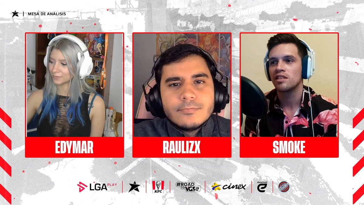 LGAplay's tweet photo. ¡Recibimos en la Mesa de Análisis a @Edymar98, @RauliZx y @smoke_caster! 😎💪
#StarProLeague #SPL1 https://t.co/tlX7EEDfNv