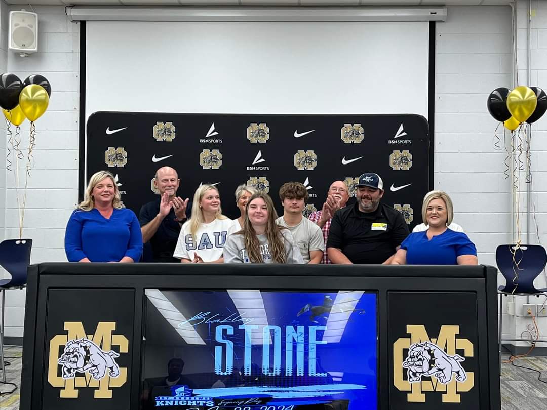 Knight Nation- 

📣 We are excited to welcome Blakley Stone from Marlboro High School in South Carolina!  🏴󠁧󠁢󠁳󠁣󠁴󠁿

Blakley will study Biology with a specialization in Equine Science.   She also plans to ride on the Equestrian Team.  🐎

Welcome to the St. Andrews family!  🤺