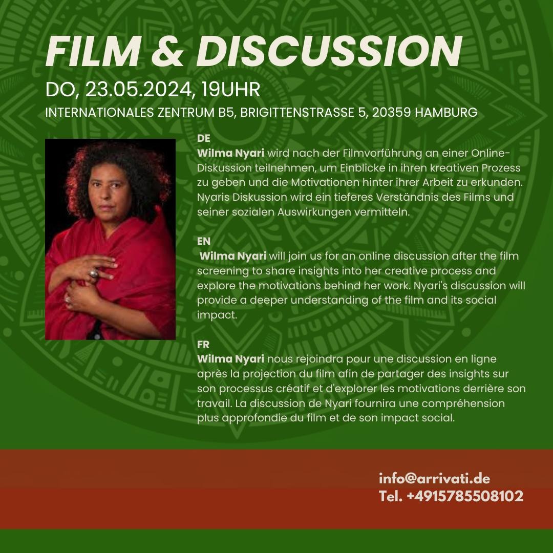 BlackCommunit20's tweet photo. Film+Discussion
"Inner Circle - Outer Circle" by @NyariWilma
Documentary about #BlackLives in #Germany
45min|de
Film screening at B5 - Internationales Zentrum
(Brigittenstraße 5, 20359 HH) und #Online
Online Discussion with the directress after screen
Registration see👇🏿 https://t.co/V5YwwEc4GK