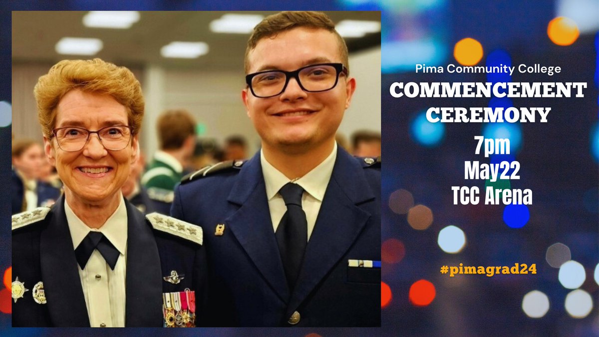 See ow.ly/F3U650RQ7iz for information about the #pimacommunitycollege #pimagrad24 ceremony. Also, review @TCCTucson FAQs, which cover such things as security checks and prohibited items: ow.ly/Lfop50RQ7iB @pimastudentlife @PCCMilVets @pccCareersvcs @pcctruckdriver