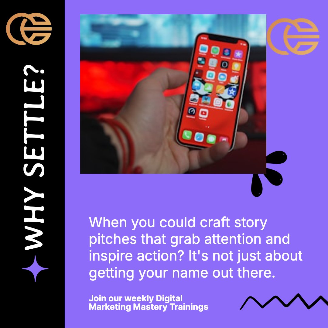 Celebxperts's tweet photo. It's about creating a narrative that resonates, one that media outlets can't wait to share. 📣 Imagine your story being the talk of the town, leading to that high-impact coverage you've been aiming for. 🎯 Join our weekly Digital Marketing Mastery Trainings to learn how to make https://t.co/5m2hA49X0L