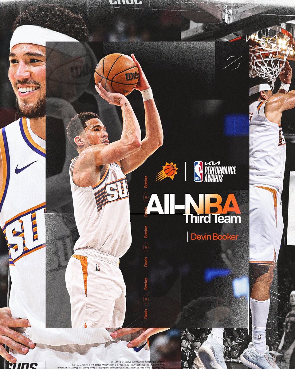 ALL-NBA THIRD TEAM. Congrats, Book! 👏