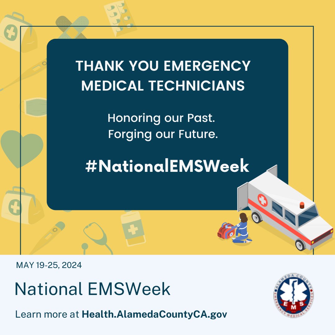 Our County’s EMS professionals provide skilled ambulance support, conduct research, educate the community and their peers, & serve a broad set of roles that support our communities. Thank you for your dedication and hard work to support & save the lives of residents every day.