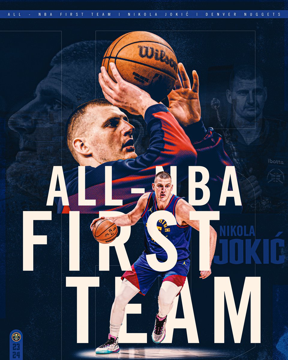 Wouldn’t be an All-NBA First Team list without Nikola Jokić 🃏