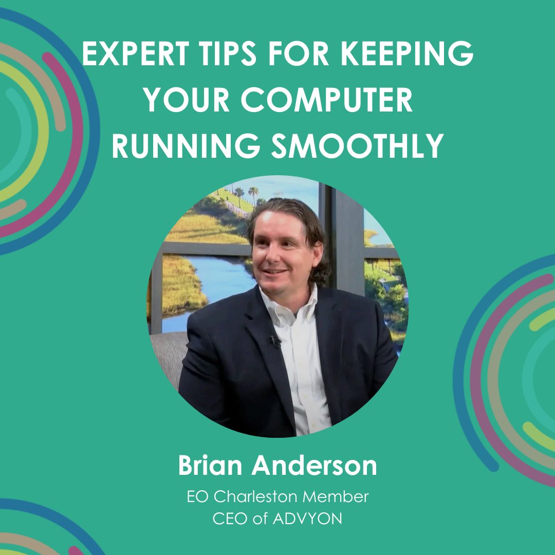 Did you catch EO Charleston member Brian Anderson on Fox News? The ADVYON CEO shared his expertise in computer security & maintenance, including: 🖥️ Data backup 🖥️ Antivirus software 🖥️ Browser optimization 🖥️ And more bit.ly/3WjIivl @advyon @Fox24charleston