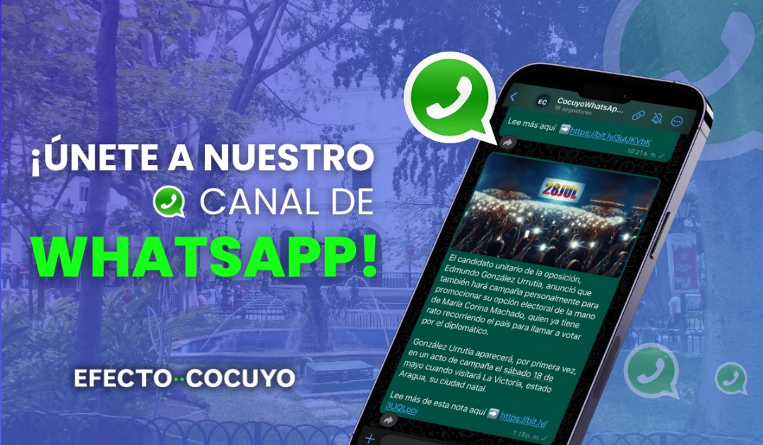 ¡Descubre todas las novedades en nuestro canal de Whatsapp! 📲✨ Conéctate con nosotros para mantenerte al tanto de historias, noticias, alertas de último minuto, fotogalerías y más 📰📸 Únete aquí➡️ bit.ly/4aprNBl