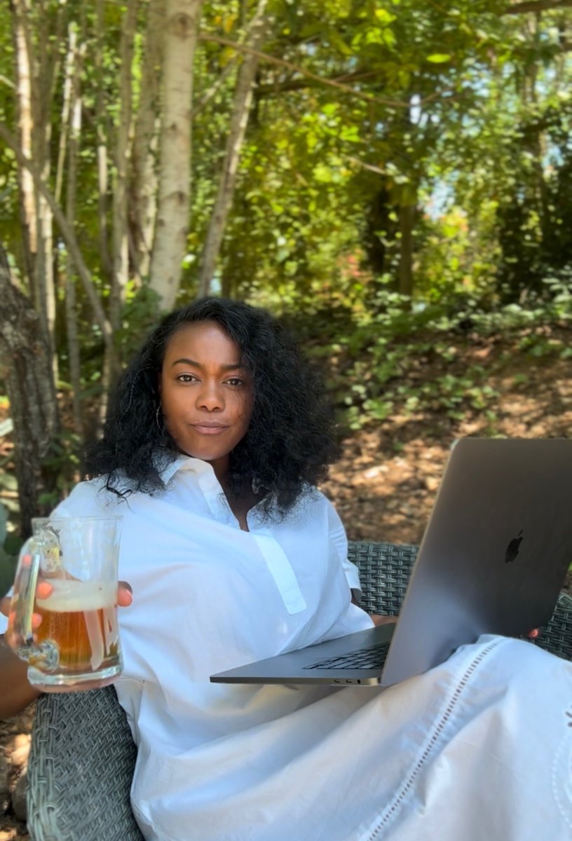 A pitcher perfect day. Ideas are brewing 👩🏾‍💻🍺