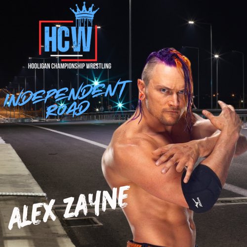 On September 14th one of the most decorated performers in the game, @AlexZayneSauce makes his HCW debut in Evansville, IN. Tickets are on sale now …championshipwrestling.ticketspice.com/hooligan-champ…