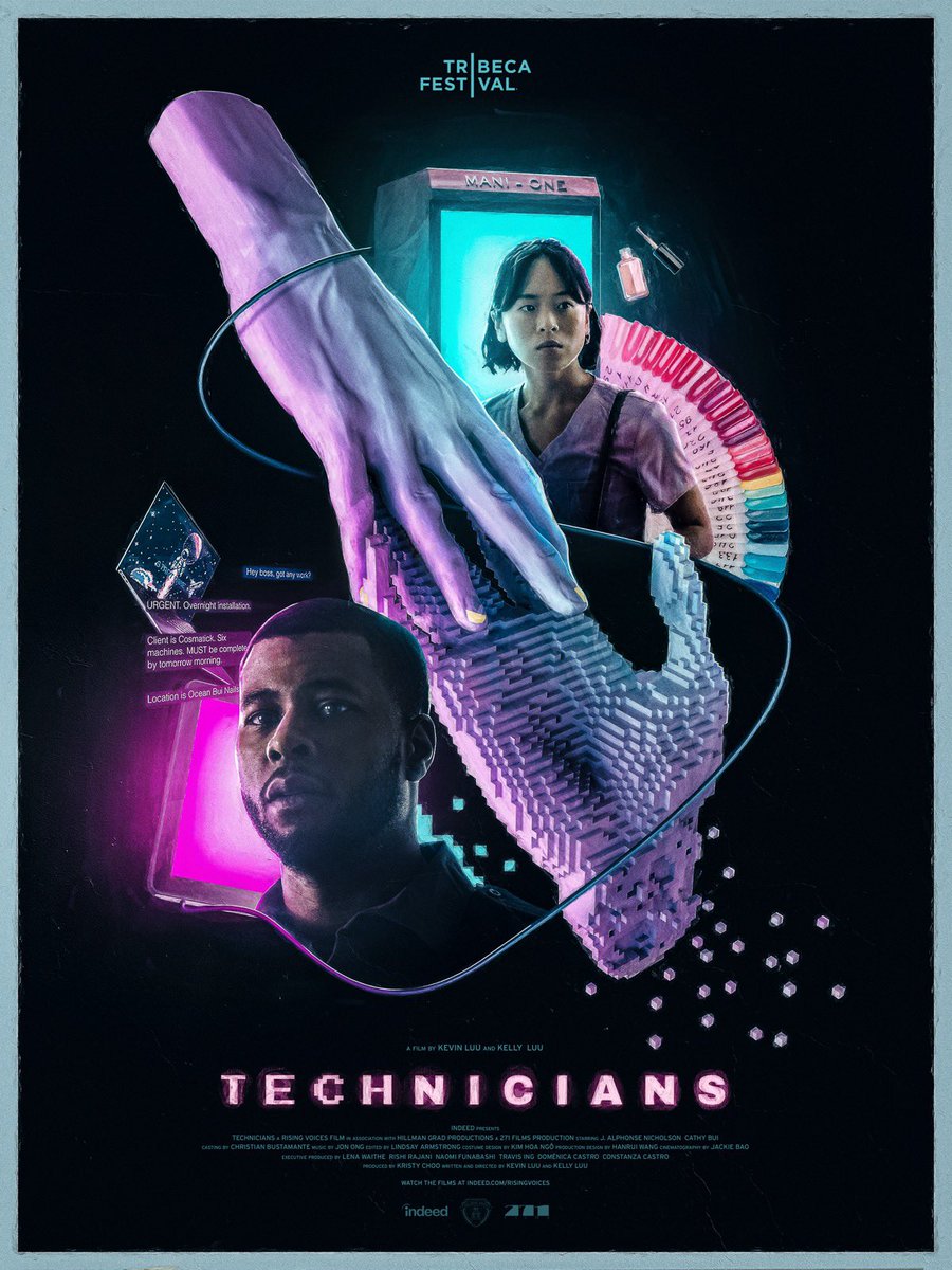 New film alert!!! Proud to be a part of this wonderful short film by the #LuuBrothers premiering @tribeca film festival! #Technicians 

#indeedworks #hillmangrad @271Films