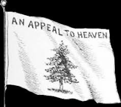 The “Appeal to Heaven” flag is a revolutionary war flag. It was flown during the American Revolution by frigates commissioned by George Washington, and is a reference to John Locke’s Second Treatise. If it was flown by the Alitos, that shows what learned patriots they are