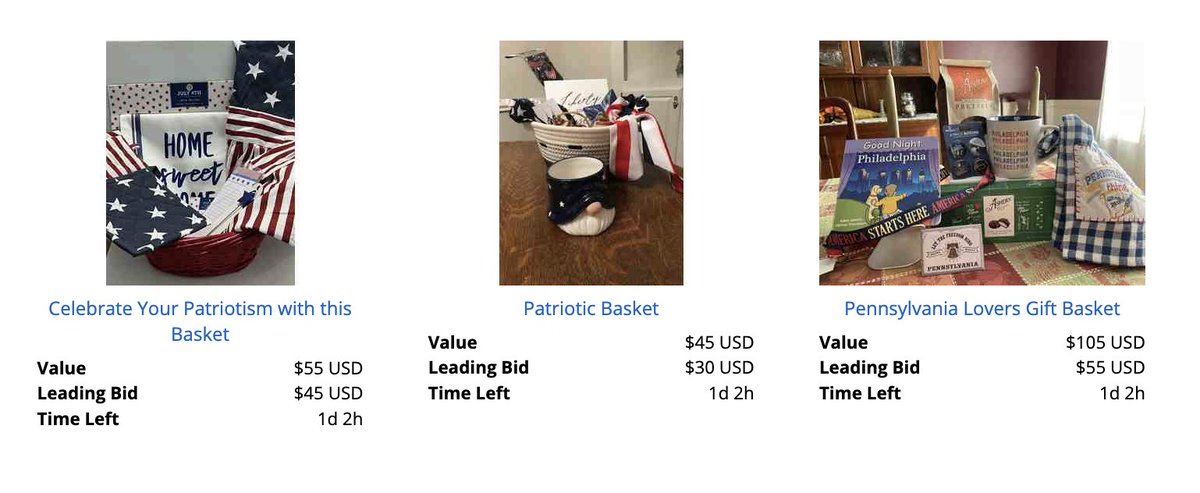 Fathers Day is just around the corner - do you have a gift for that patriotic dad in your life? In our fundraising auction, you can bid NOW on gift baskets, cuff links, books, movies, and even unique experiences to get ahead on your shopping and buy the perfect gift. Great for