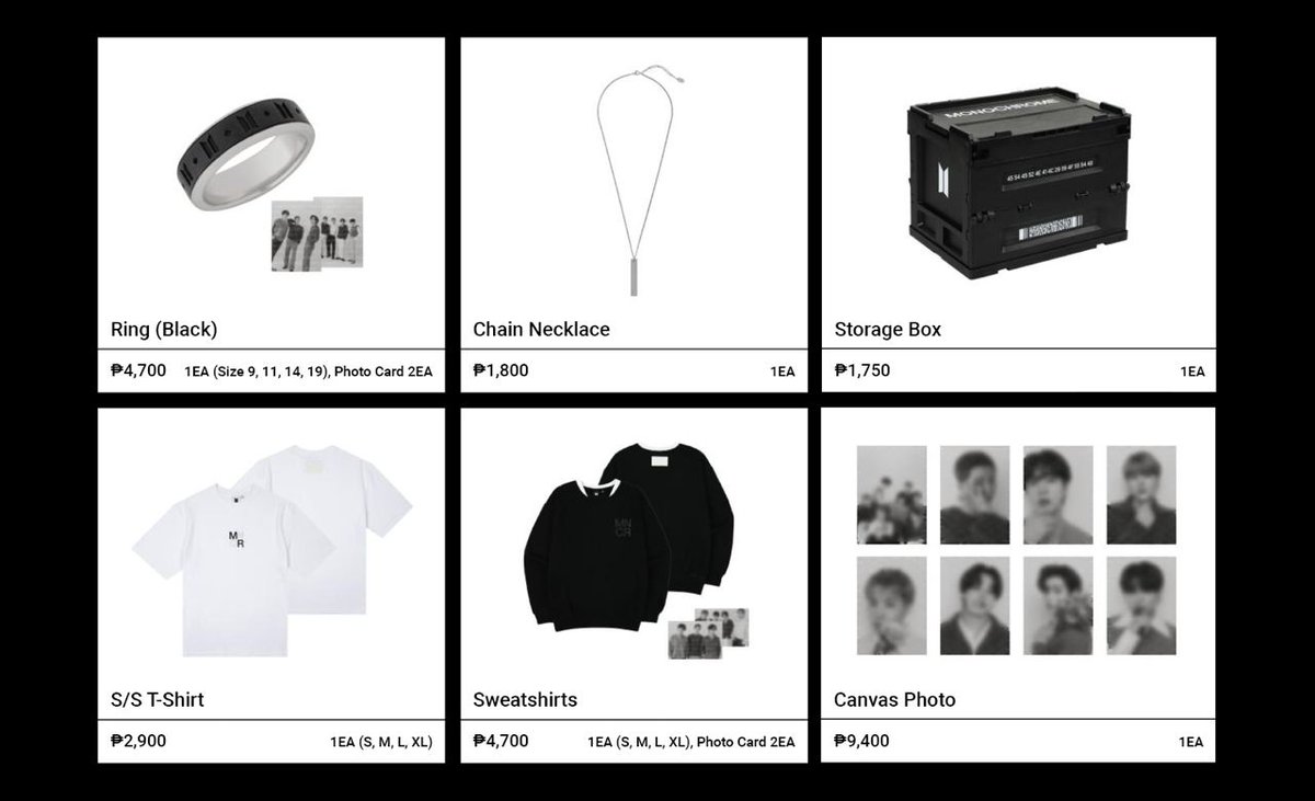 We know you’re excited to visit and shop for BTS Merch!

Check out the prices of exclusive merch available at the BTS POP-UP: MONOCHROME IN MANILA! 🖤🤍

🗓 May 24, 2024 (Fri) - June 30, 2024 (Sun)

⏱ 10:00 AM - 10:00 PM

📍Level 2, South Wing, Entertainment Mall, SM Mall of