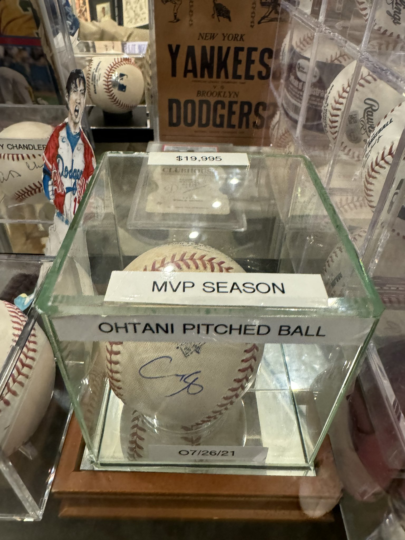 大谷翔平 MVP ボール ディスプレイケース 大谷翔平選手 MVPの獲得を