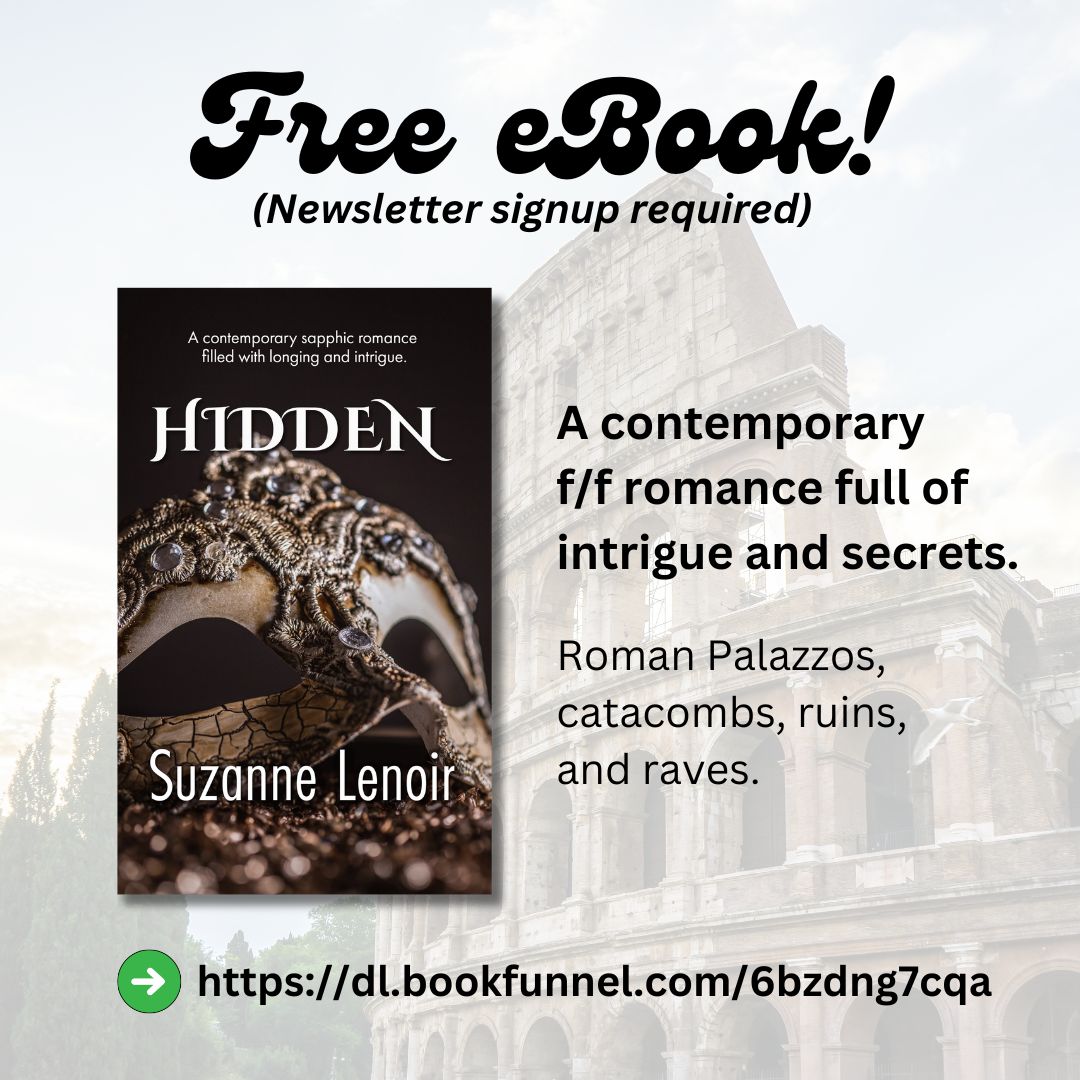 Available now - Hidden, a free ebook. A contemporary f/f romance set in Rome, full of intrigue and secrets. 

dl.bookfunnel.com/6bzdng7cqa

#lesfic #lgbtqbooks #freeebook #contemporaryromance #rome #lesbian #bisexual #newadult #modernfairytaleretelling
