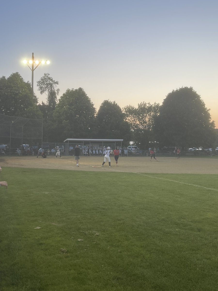 Softball under the lights 🥎 After 1 Lions 2 Central 0 @chslionssb @CCRaider_sports