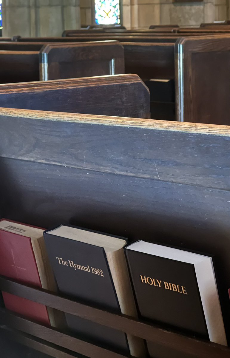 It’s kind of amazing how many Episcopal churches don’t have Bibles in the pews. But we do now!