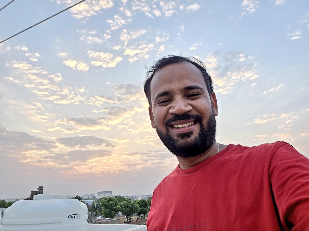 सूर्योदय वाली Selfie ❤️ 🤳 #SunriseWaliSelfie #morning #jaipur #motivation