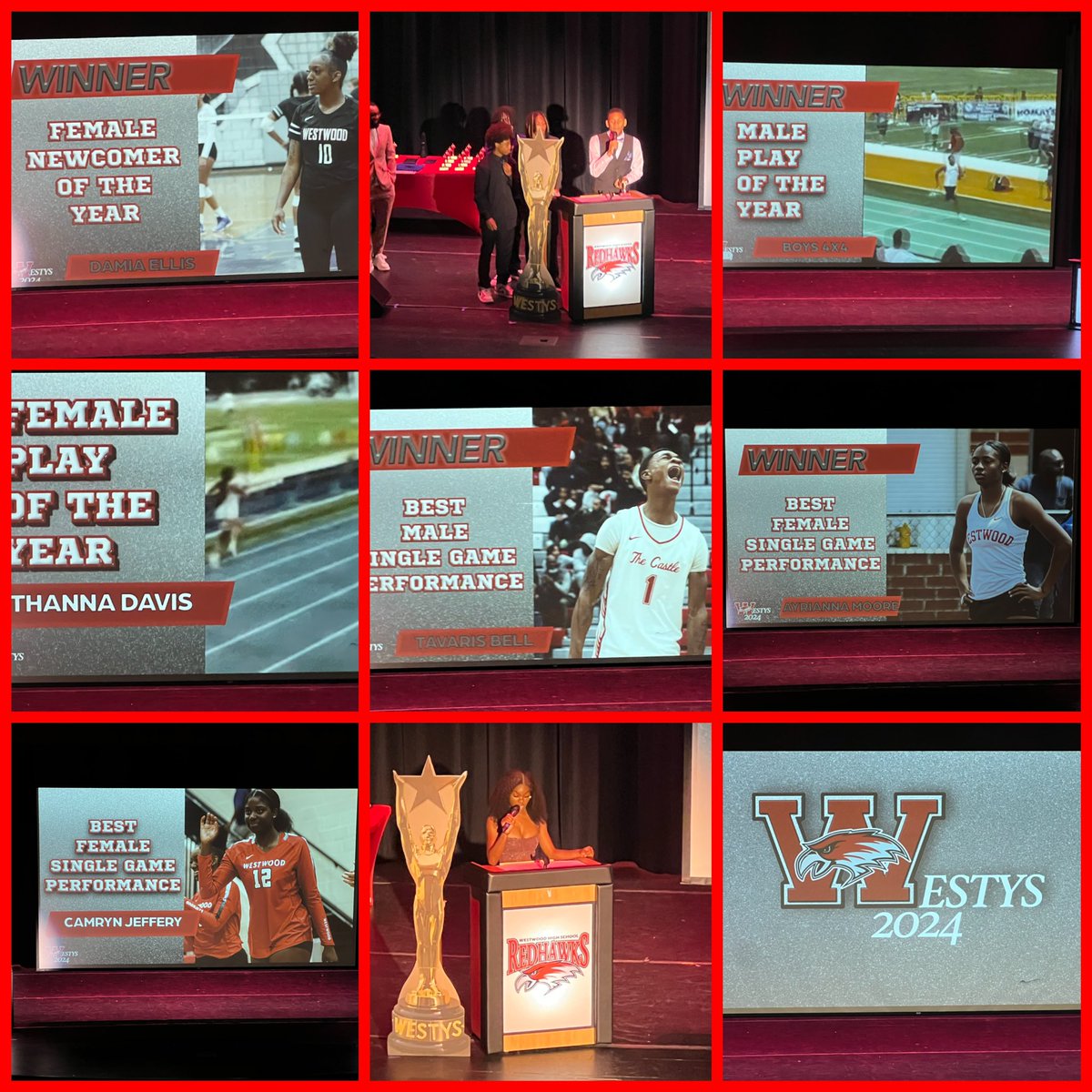 🎉 Congrats to all the honorees & recipients tonight during the Westy’s Athletic Recognition Ceremony! Your achievements continue to exemplify your hard work & dedication. 🏆👏 @WHS_Redhawks #RedCarpet #AthleticExcellence #GoRedhawks @RichlandTwo #Rowdy