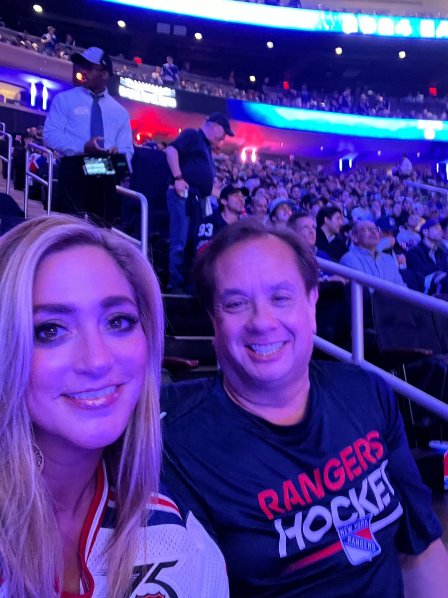 Let’s f’ng go @NYRangers!!! Game 1 with @gtconway3d.
