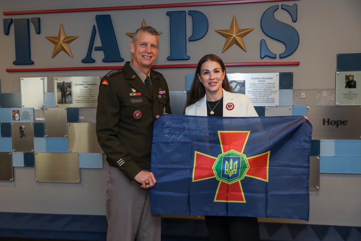 Yesterday, I offered my congratulations to TAPS Ukraine representatives on a momentous new partnership with the national guard of Ukraine, inspired, in part, by the strong relationship between @TAPSorg & the @USNationalGuard. (1/2)