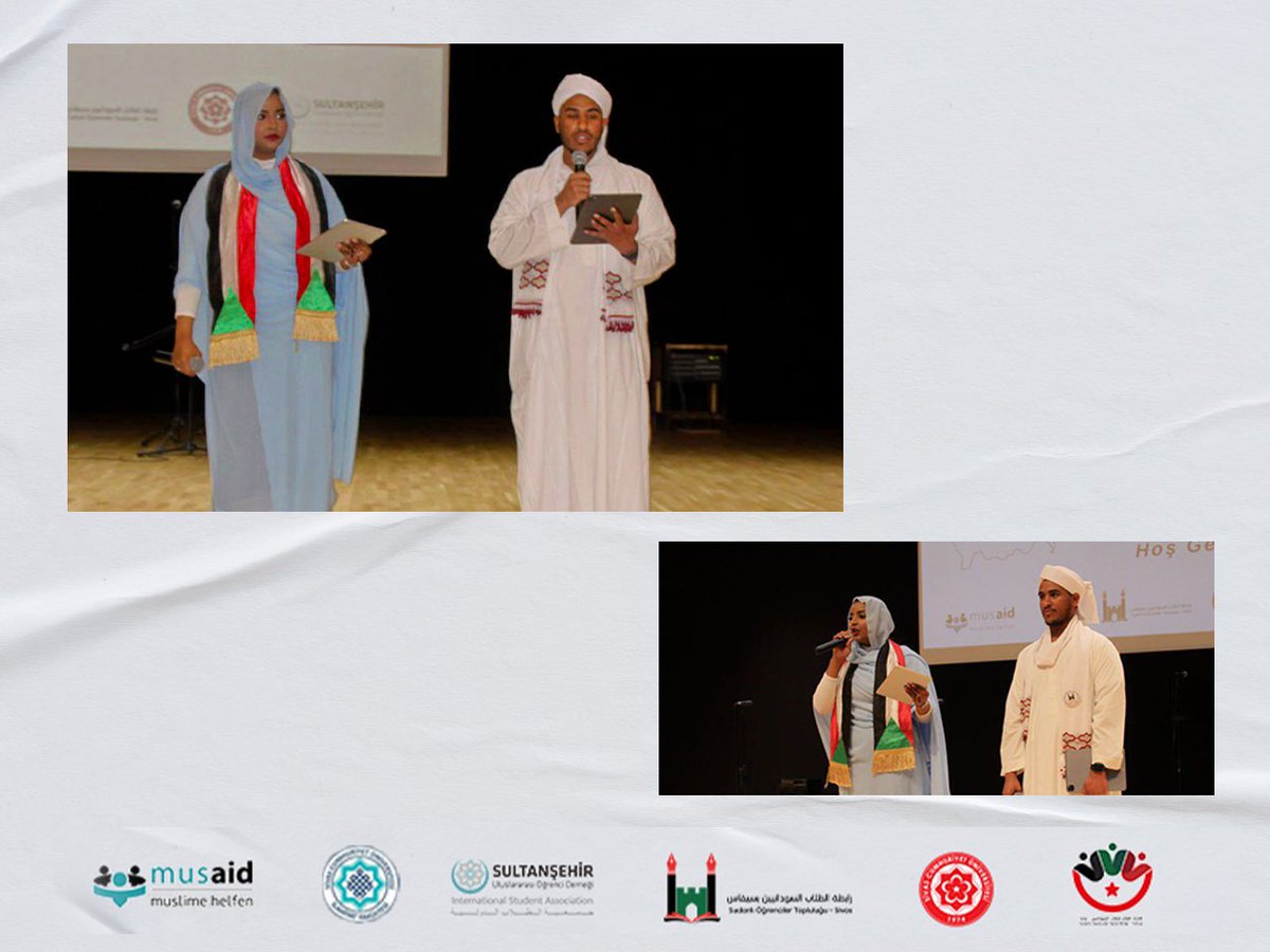 SotSivas's tweet photo. لقطات من فقرات  اليوم الثقافي السوداني بسيفاس 

#اليوم_الثقافي 
#اليوم_الثقافي_السوداني #السودان #السودان🇸🇩 #ثقافة #ثقافات_مختلفه #انا_سوداني #بلد_الخير #بلد_الخير_والعز_والأمن_والأمان #حضارة #حضارات #حضاره_وتراث  
#sudan_tanıtım_günü💓💓💓 #sudan #kültür #sudan🇸🇩 #türkiye #sivas https://t.co/CKaeM8P55H