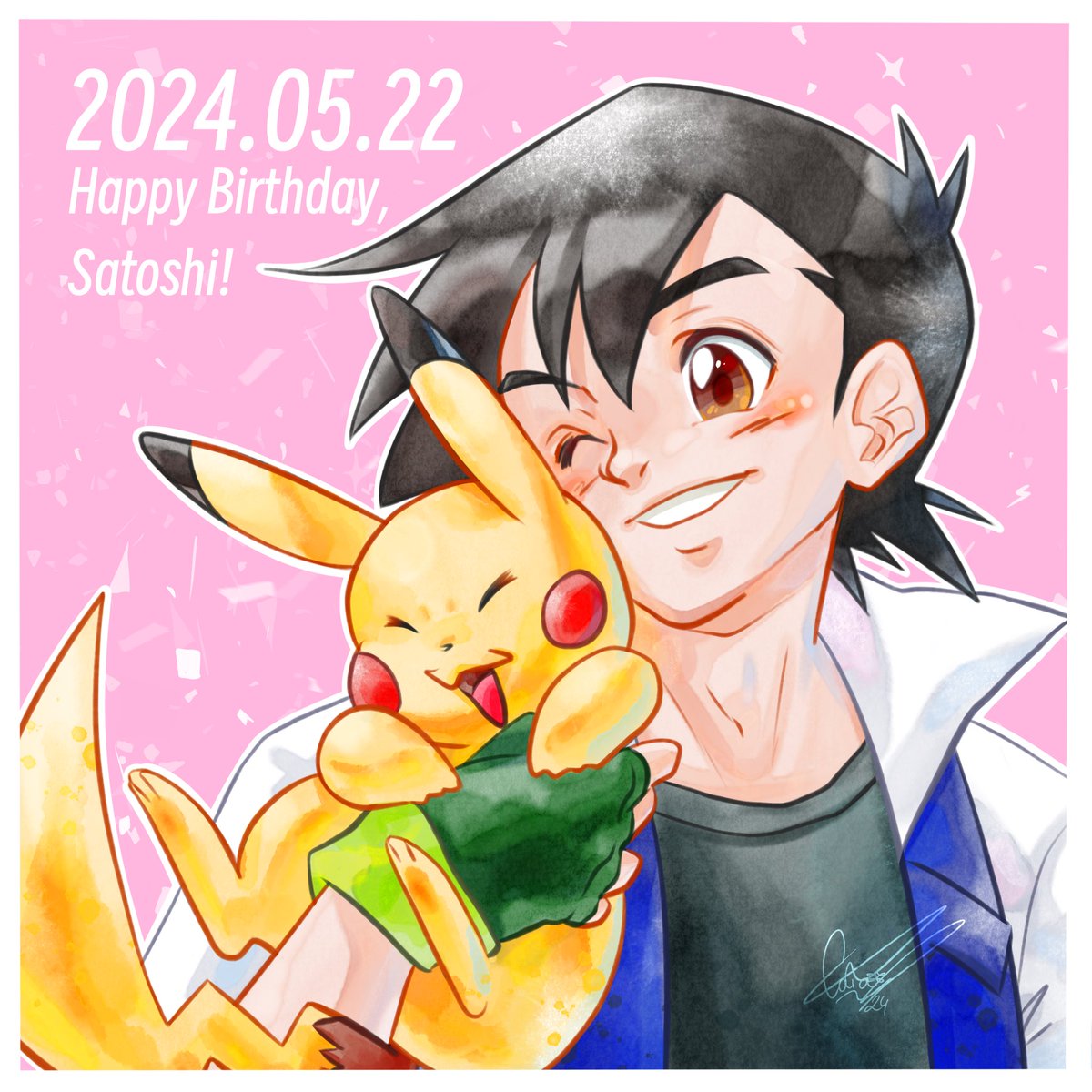 CaTaiX's tweet photo. happy birthday ash ketchum!✨

had to celebrate with a quick fanart x3

#サトシの誕生日 #HappyBirthdayAshKetchum #anipoke #ashketchumappreciationday https://t.co/W0ry3XqGIE