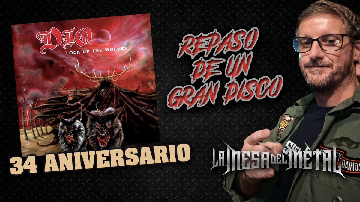 LaMesadelMetal's tweet photo. No es el más conocido, ni el que más vendió, pero vale la pena el recuerdo a 34 años de su edición 
#Dio #LockupTheWolves #heavymetal 
👇
https://t.co/fRbkXOVAJ2 https://t.co/tBt2GEJc7N