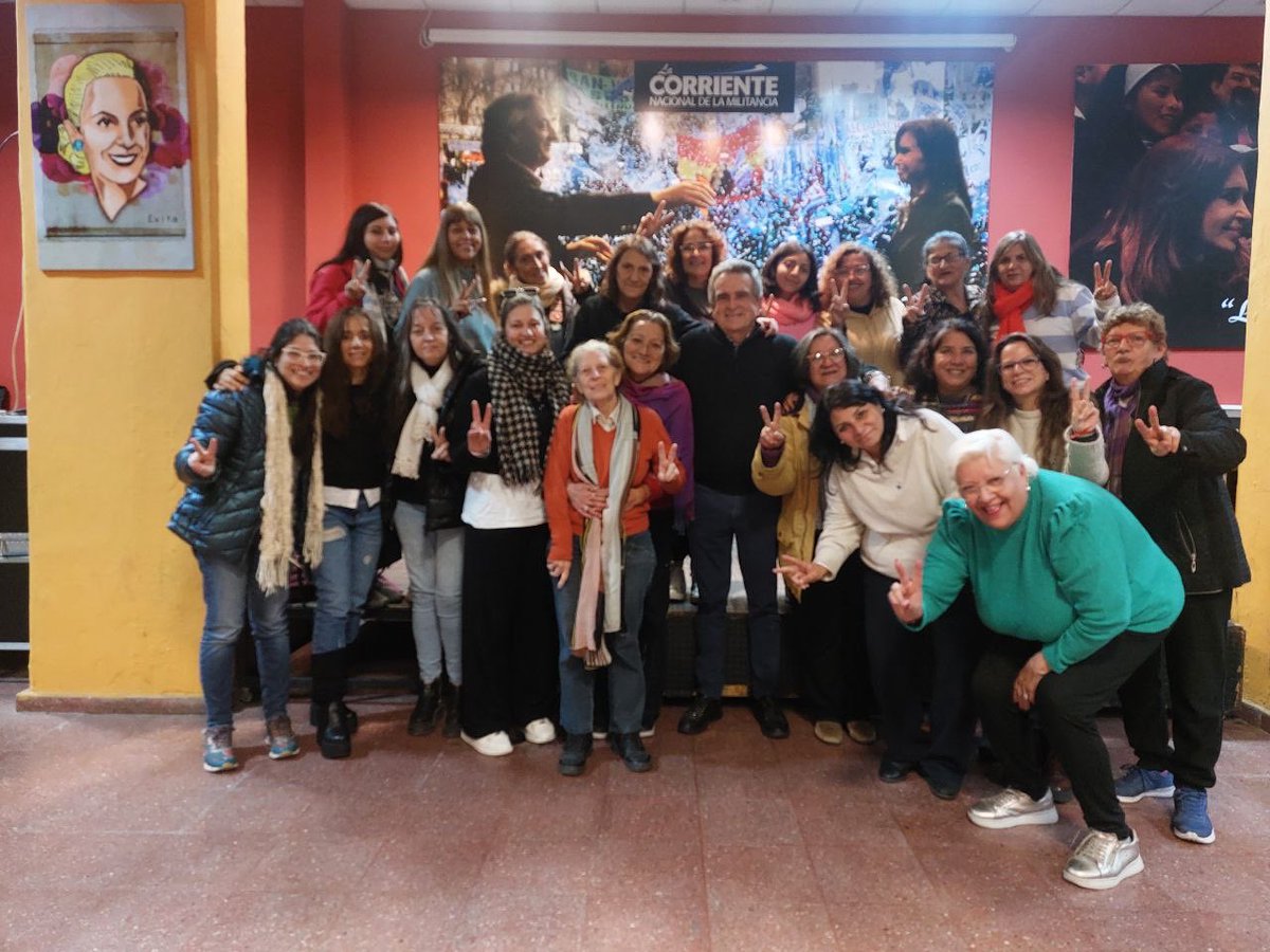 Escuchar.Debatir.Organizar Reunion con las compañeras de la Corriente en Rosario. ⁦Frente al ataque libertario sobre las mujeres, respondemos con más y mejor construcción política