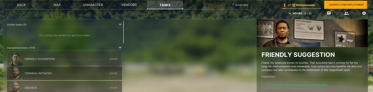 Pro_Commando's tweet image. ALL TASKS COMPLETED!!! @GrayZoneWarfare 

Every Move Matters! #GrayZoneWarfare