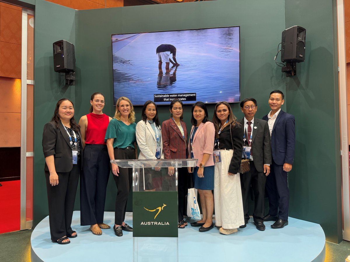 AustralianWater's tweet photo. AWA CEO Corinne Cheeseman joined a panel convened by the World Bank on Water Security for Resilient, Liveable Cities at the World Water Forum in Bali. With over 18,000 attendees, this 10th World Water Forum is a premier event for global collaboration on water challenges. https://t.co/9SiRxK0518