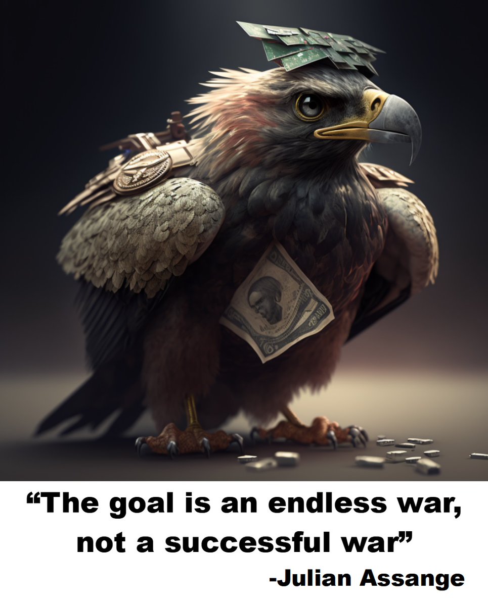 EagleWings3578's tweet photo. @KimDotcom The US Empire is a Warmongering Machine. It must be fed at all times.  #EndWars https://t.co/ZsZ4oC4Yzd