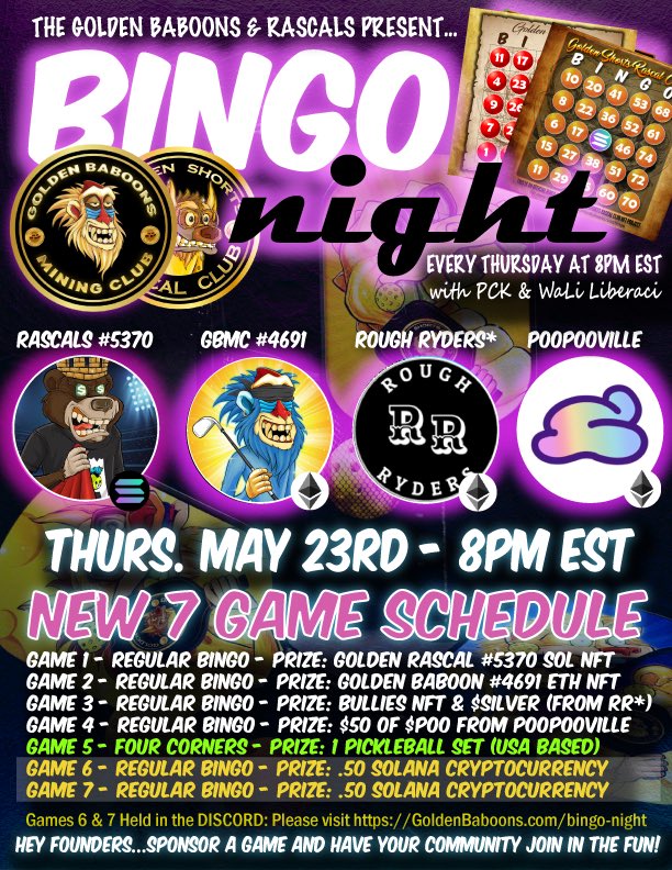 Golden Baboons & Rascals tweet media